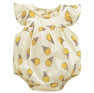 Bobora Ice Cream Print Baby Romper